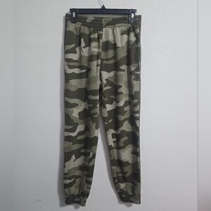 PINK Victoria's Secret Olive Camouflage Pants Small